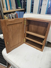 Teak Medicine Cabinet 11x15