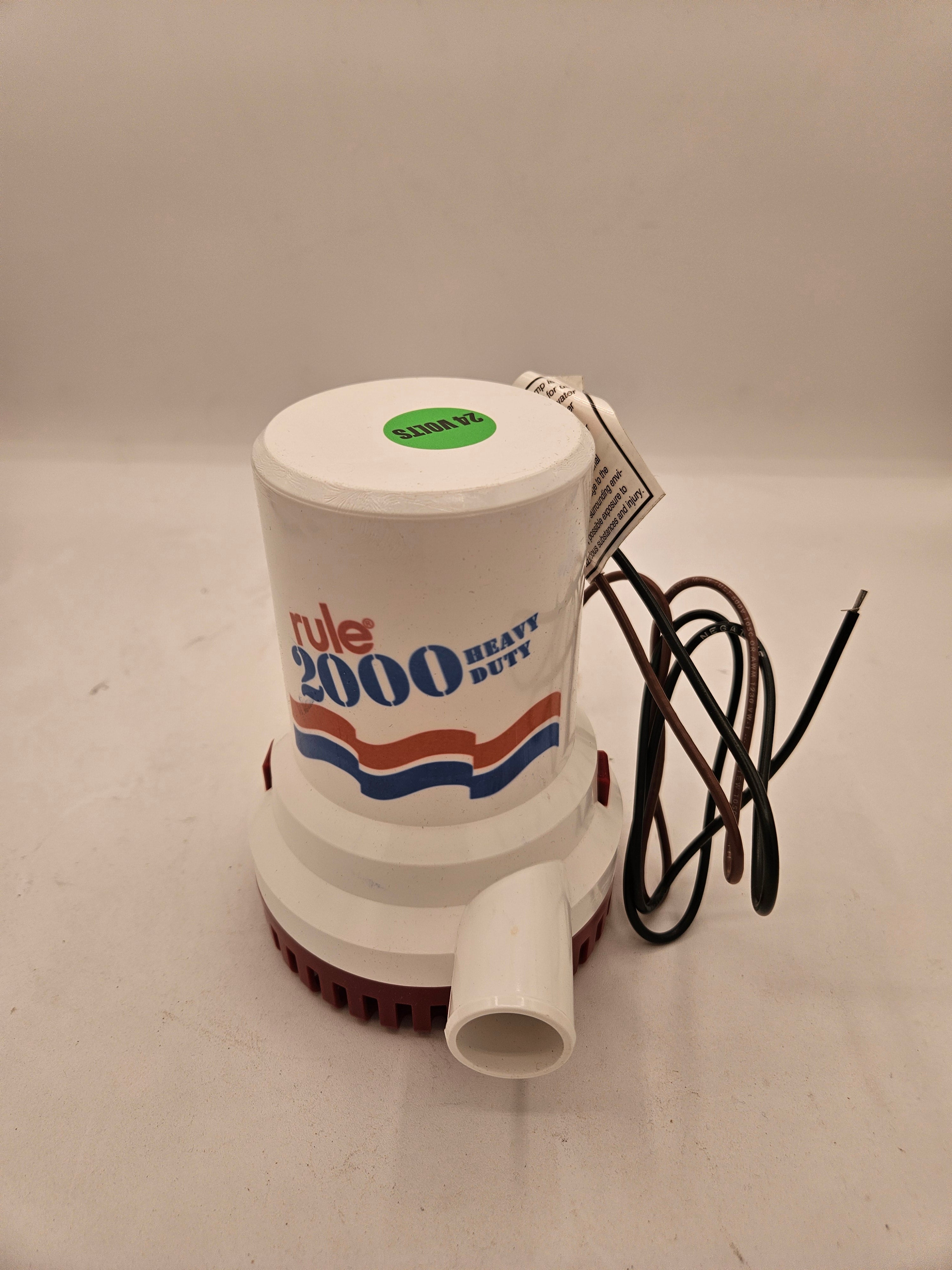 Bilge Pump RULE 24V 2000 gph