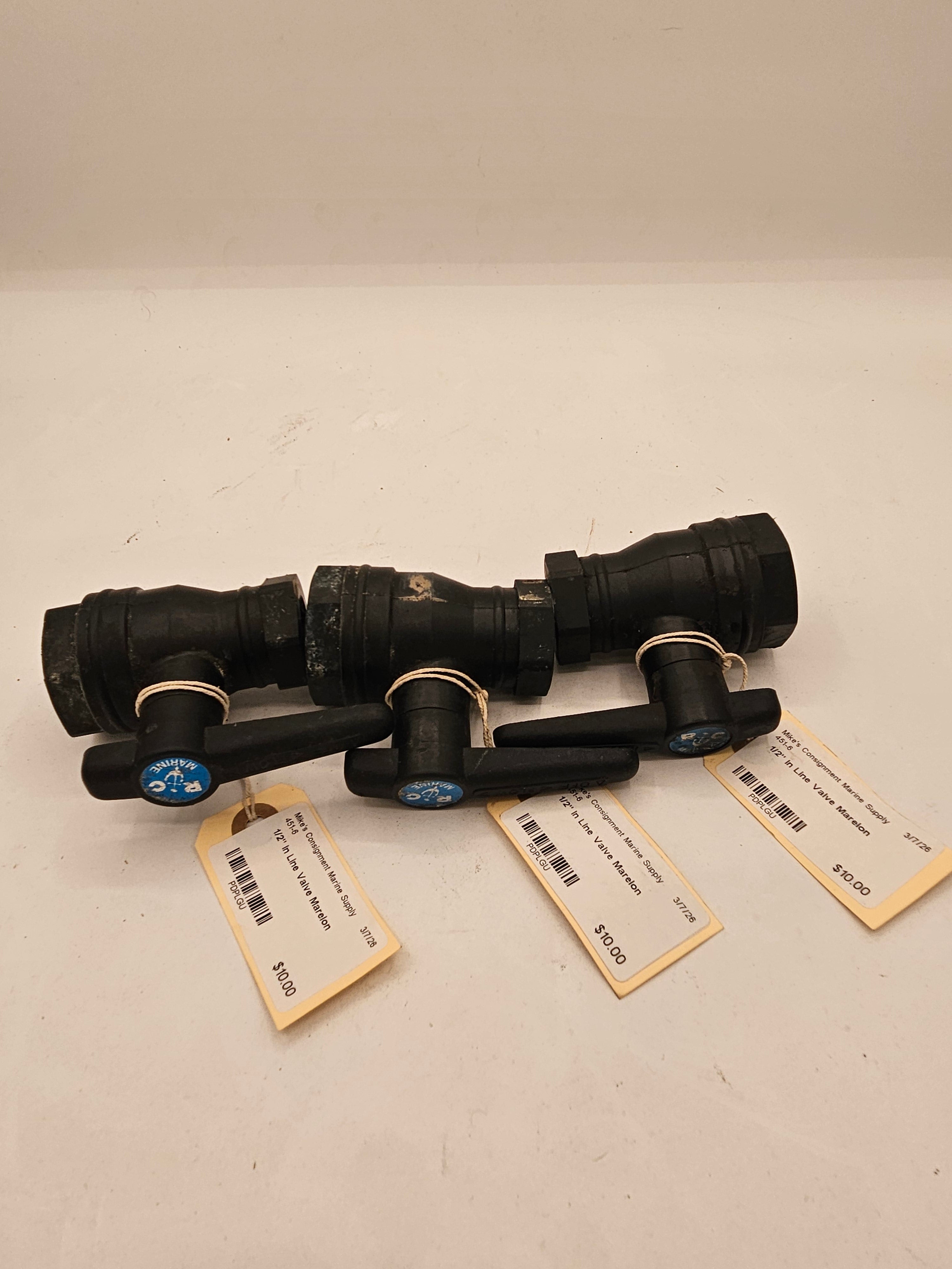 1/2" In Line Valve
