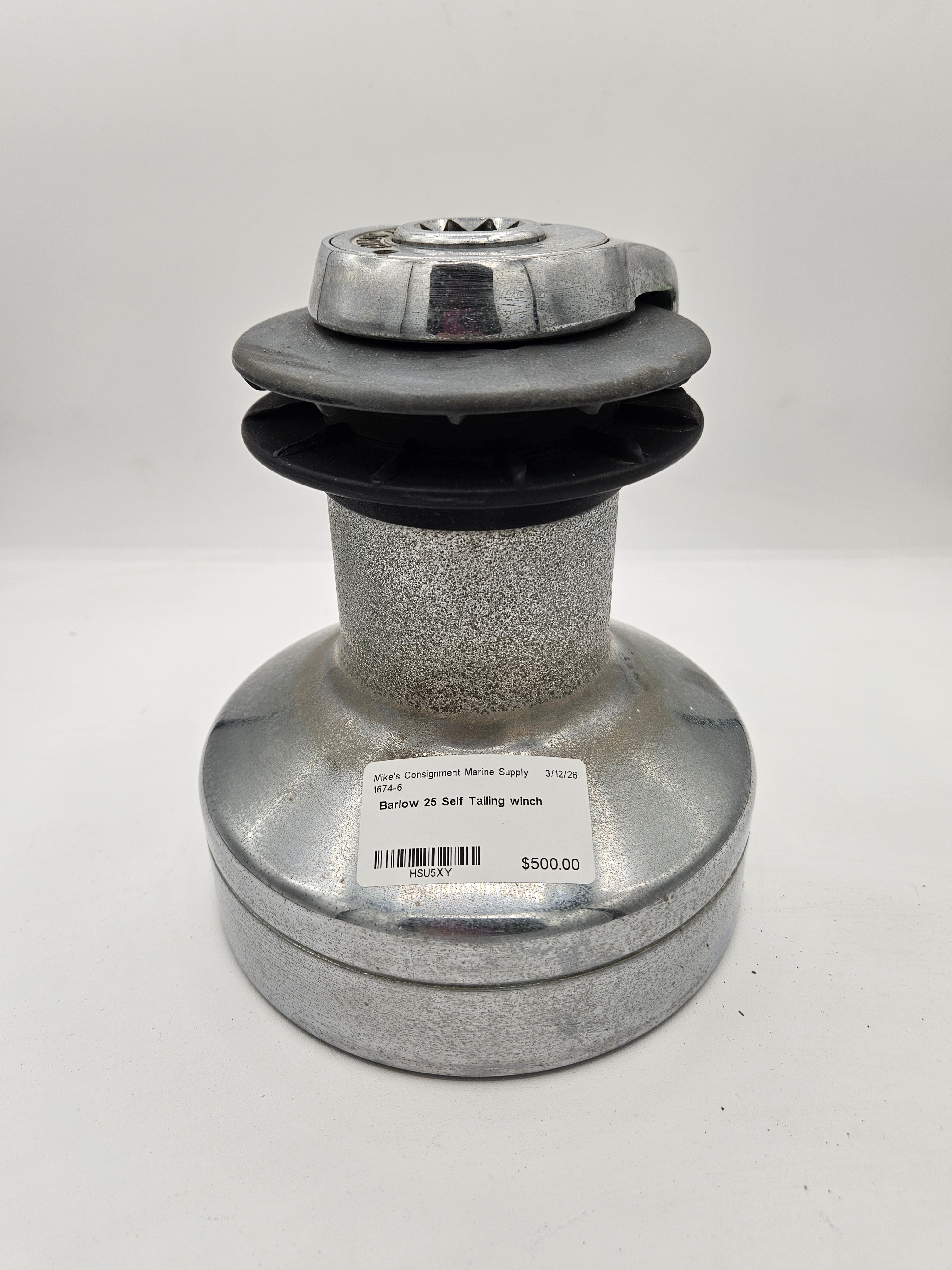 Barlow 25 Self Tailing Winch