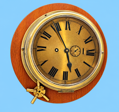 Brass Windup Clock Smith Astral working